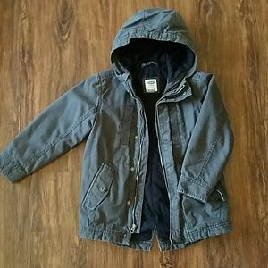Boys Old Navy Lined Gray Jacket